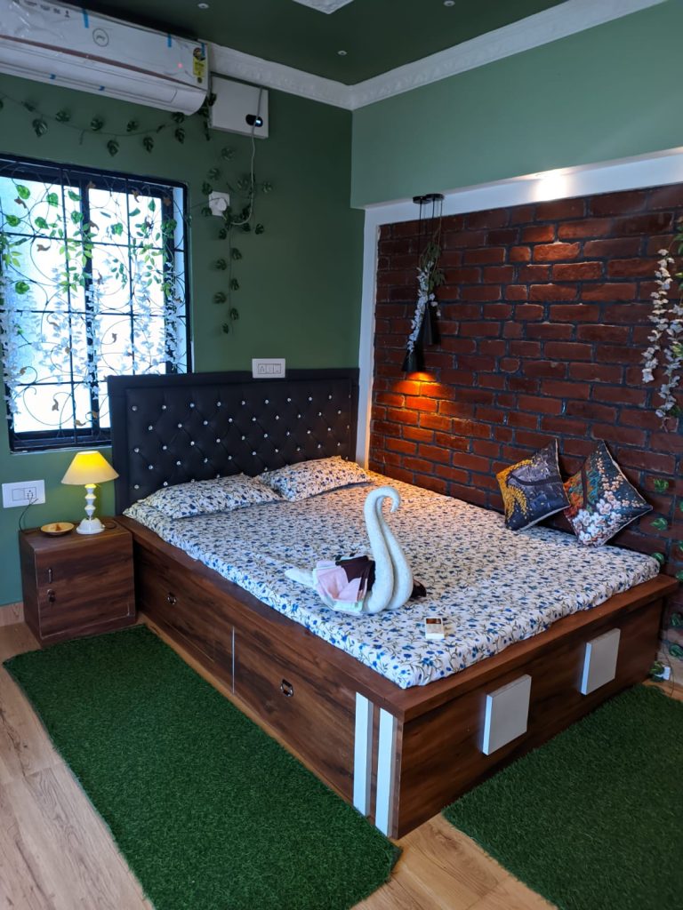 Pravuprasad homestay bricks room